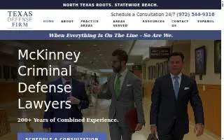 Texas Defense Firm McKinney website