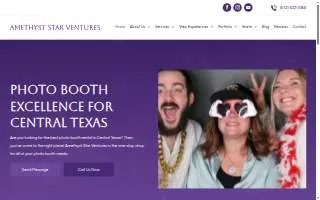Amethyst Star Ventures Mirror Me & 360 Photobooth website