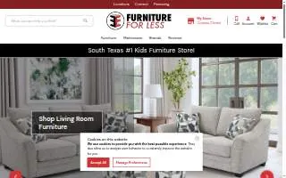 Empire Furniture For Less website