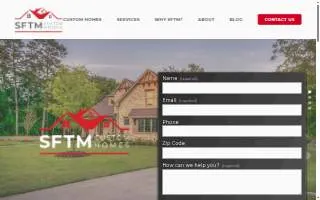 SFTM Custom Homes website