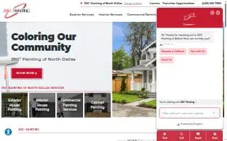 360° Painting of North Dallas website
