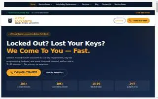 A TO Z Locksmith LLC website