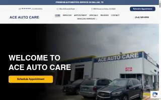 Ace Auto Care of Dallas website