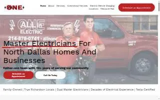 All-In-One Electric website