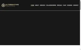 Alternative Car Care Center website