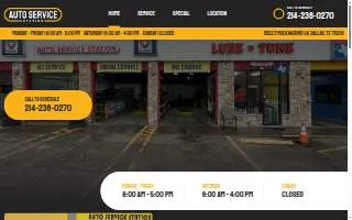 Auto Service Station website