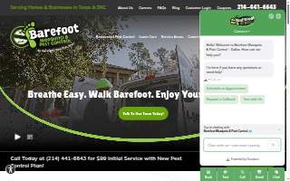 Barefoot Mosquito & Pest Control - Dallas TX