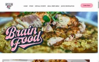 Brain Food Dallas website