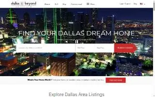 Dallas & Beyond Real Estate Group website