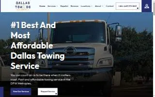 Dallas Tow & Go website
