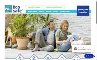 Eco-Safe Pest Control website