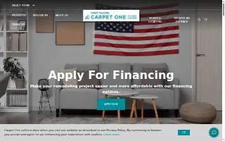 First Floors Carpet One Floor & Home website