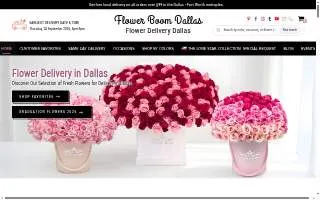 Flower Boom Dallas website