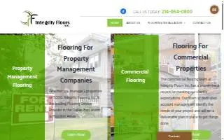 Integrity Floors website