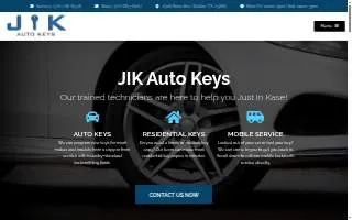 JIK Auto Keys website