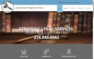 Law Offices of Roger Herrera website