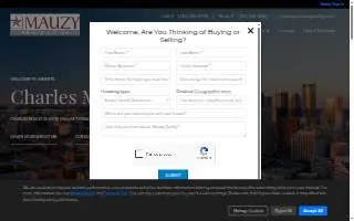 Mauzy Realty website