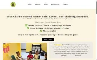 Momma Bear Child Care website