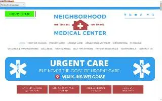 Neighborhood Medical Center of Dallas website