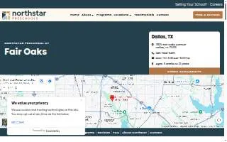 Northstar Preschool at Fair Oaks website