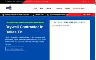 Prestige Painting And Drywall website