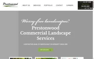 Prestonwood Landscape Services website