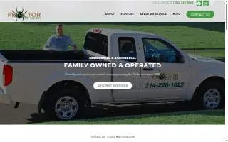 Proctor Pest Control website