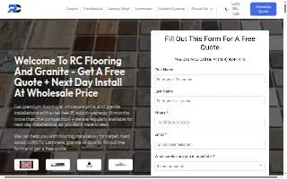 RC Flooring and Granite website