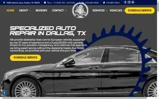 Southwest Auto of Dallas website
