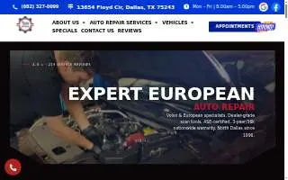 Taylor Auto Repair website