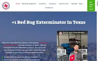 Texas Bed Bug Experts website