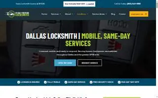 Texas Premier Locksmith of Dallas website