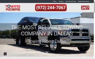 Towing Riders Dallas website