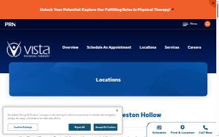 Vista Physical Therapy - Dallas, Preston Hollow
