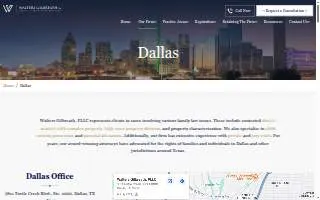 Walters Gilbreath, PLLC website