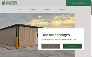 Dodson Storages and Climate Controlled website