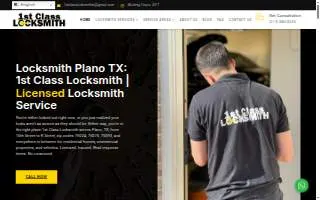 1st Class Locksmith website