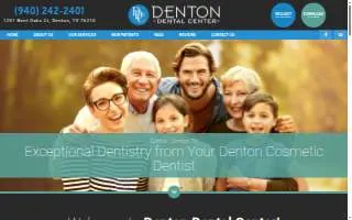 Denton Dental Center website