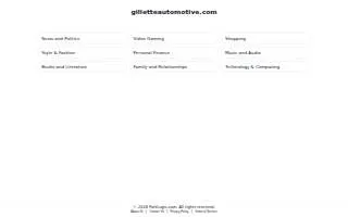 Gillette Automotive Service website