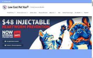 Low Cost Pet Vax