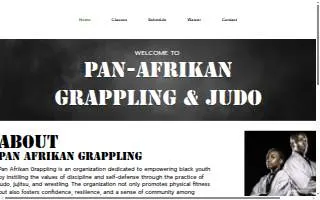 Pan-Afrikan Grappling and Judo website