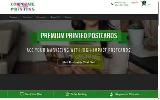 Corporate Quality Printing website