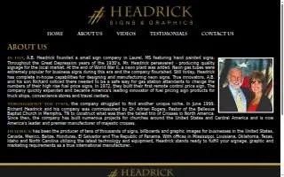 Heads Up Sports, Inc. website
