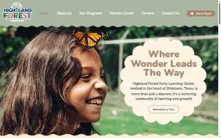 Highland Forest Daycare and Early Learning Center website