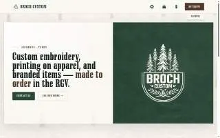 Broch Custom Pick Up/ Drop Off website