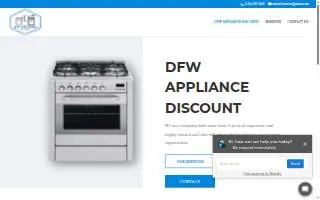 DFW Appliance Discount website