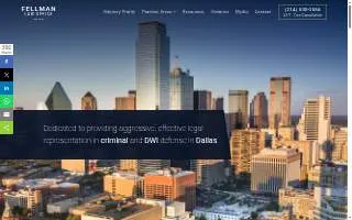 Fellman Law Office, PLLC website