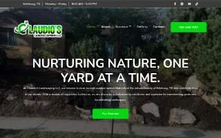 Claudio's Landscaping LLC website