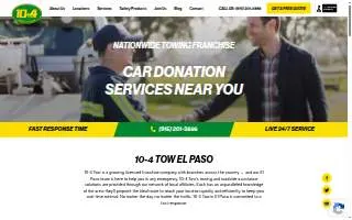10-4 Tow of El Paso website