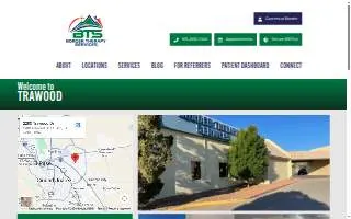 Border Therapy Services - Trawood website